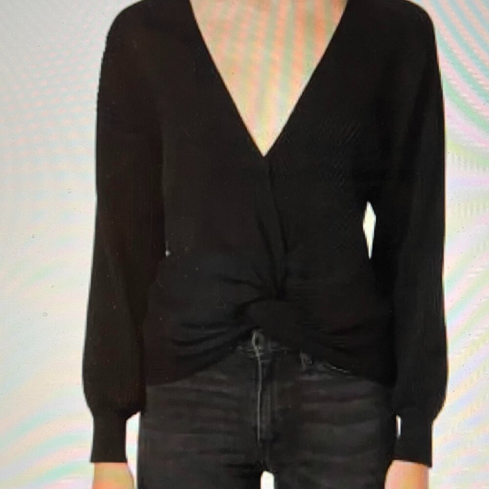 Gorgeous Hudson Cotton Knotted Sweater!